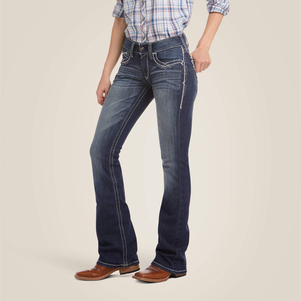 R.E.A.L. Mid Rise Stretch Entwined Boot Cut Jean-Ariat