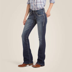 R.E.A.L. Mid Rise Stretch Entwined Boot Cut Jean-Ariat