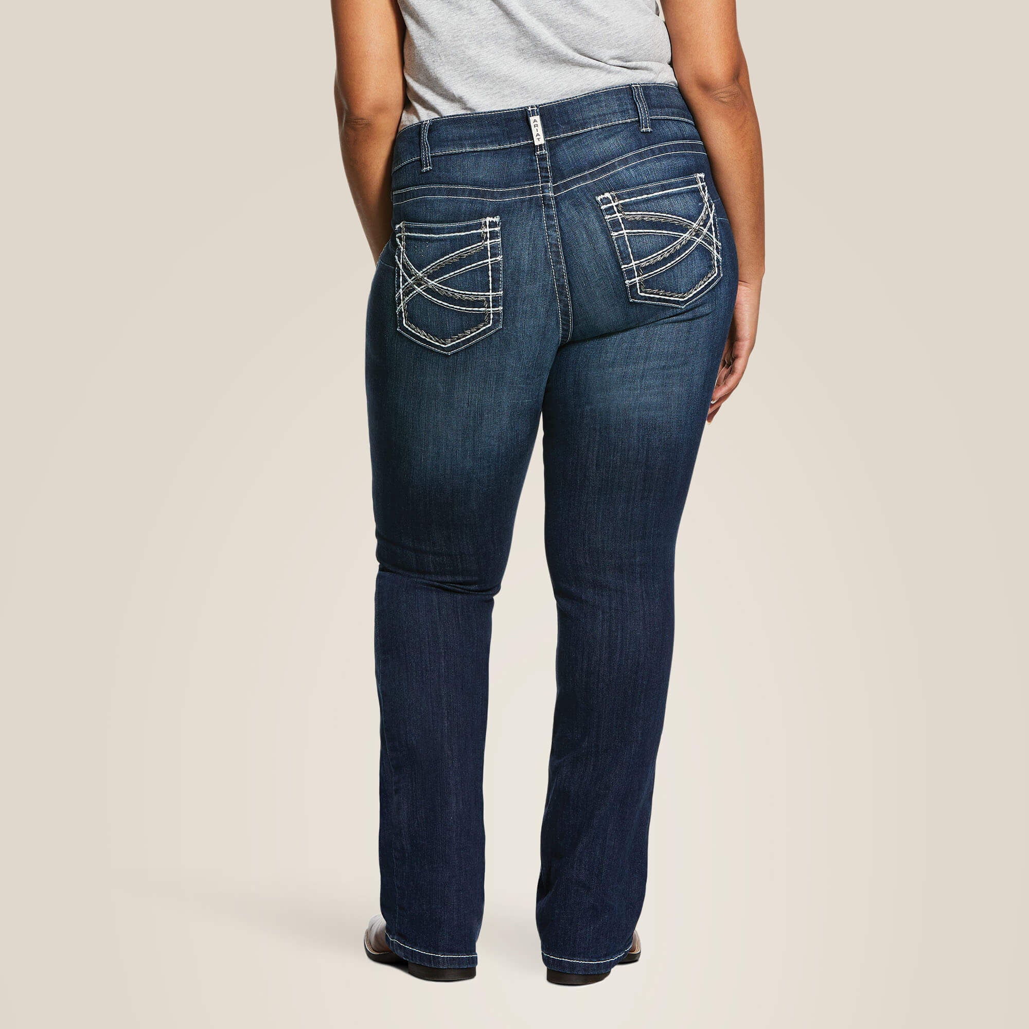 R.E.A.L. Mid Rise Stretch Entwined Boot Cut Jean-Ariat