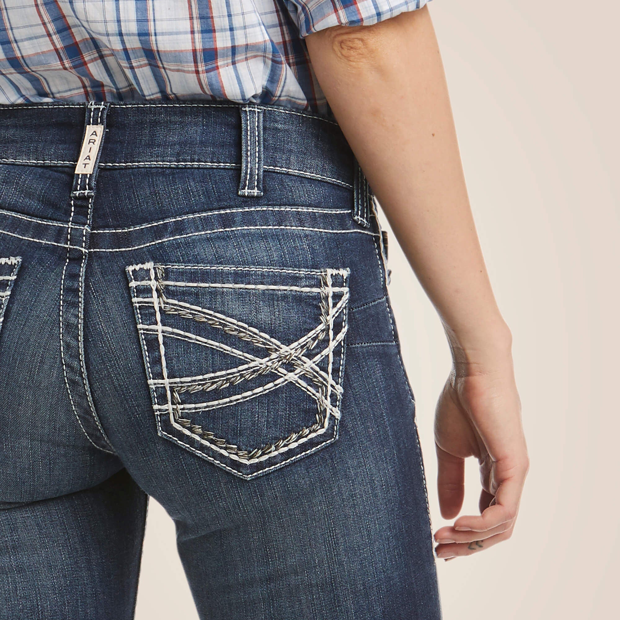 R.E.A.L. Mid Rise Stretch Entwined Boot Cut Jean-Ariat