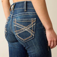 R.E.A.L. Mid Rise Stretch Entwined Festival Boot Cut Jean-Ariat