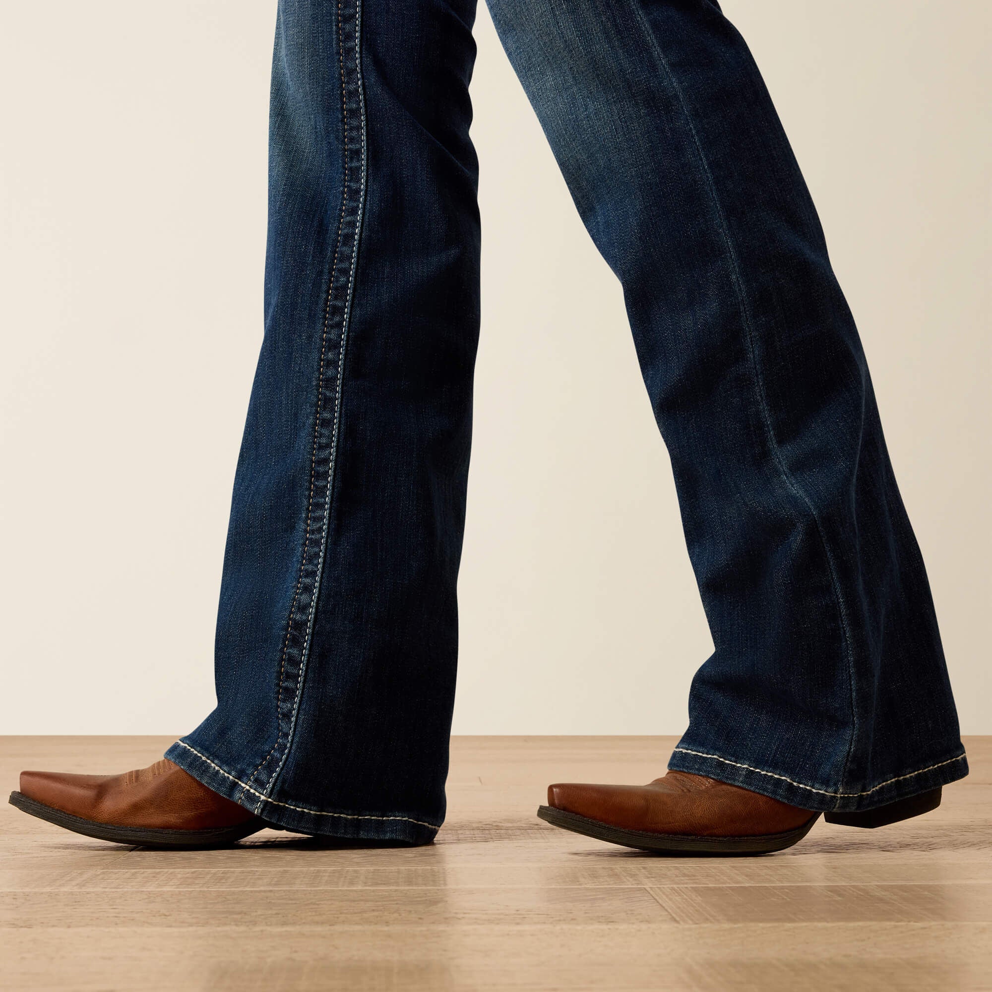 R.E.A.L. Mid Rise Stretch Entwined Festival Boot Cut Jean-Ariat