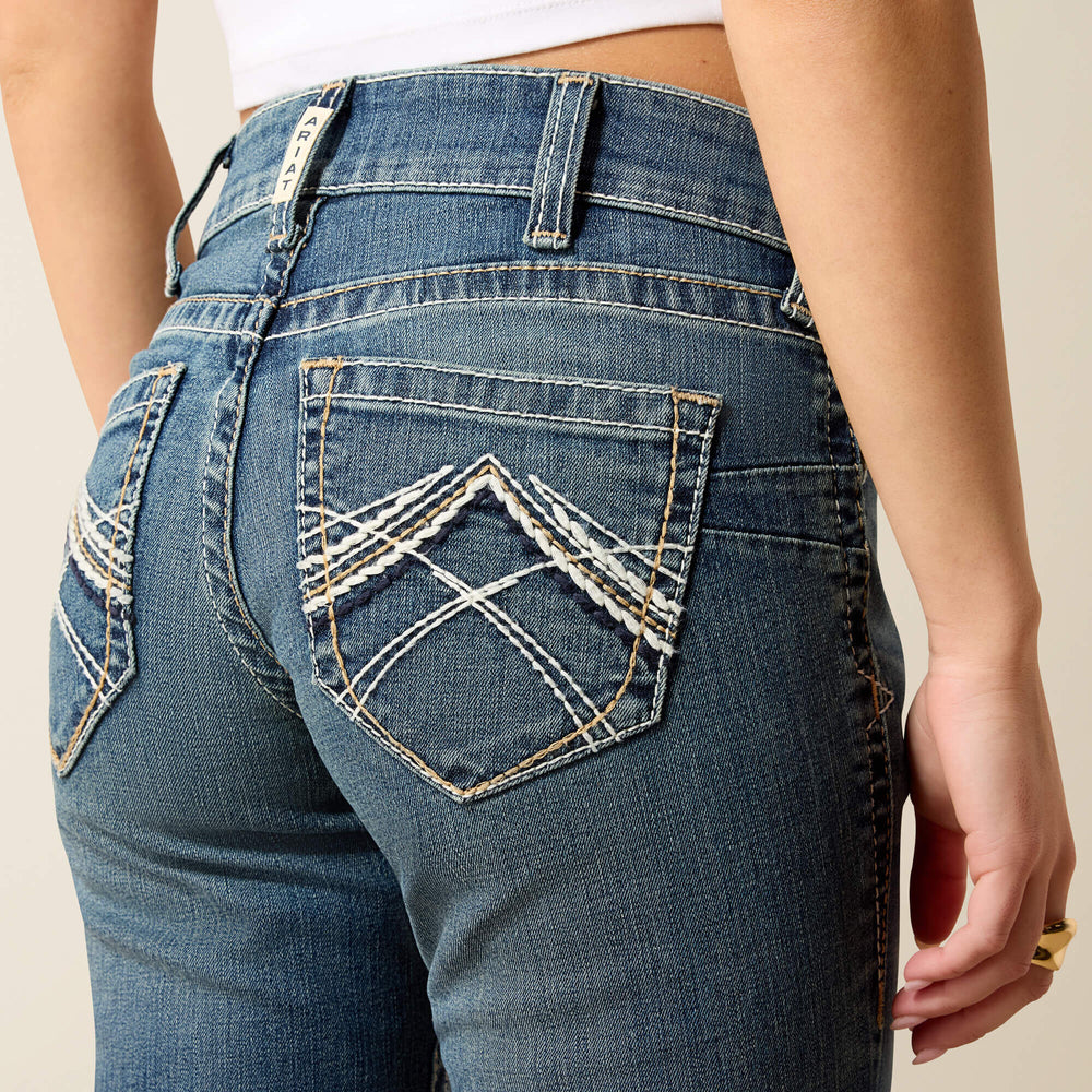 R.E.A.L. Mid Rise Stretch Whipstitch Boot Cut Jean-Ariat