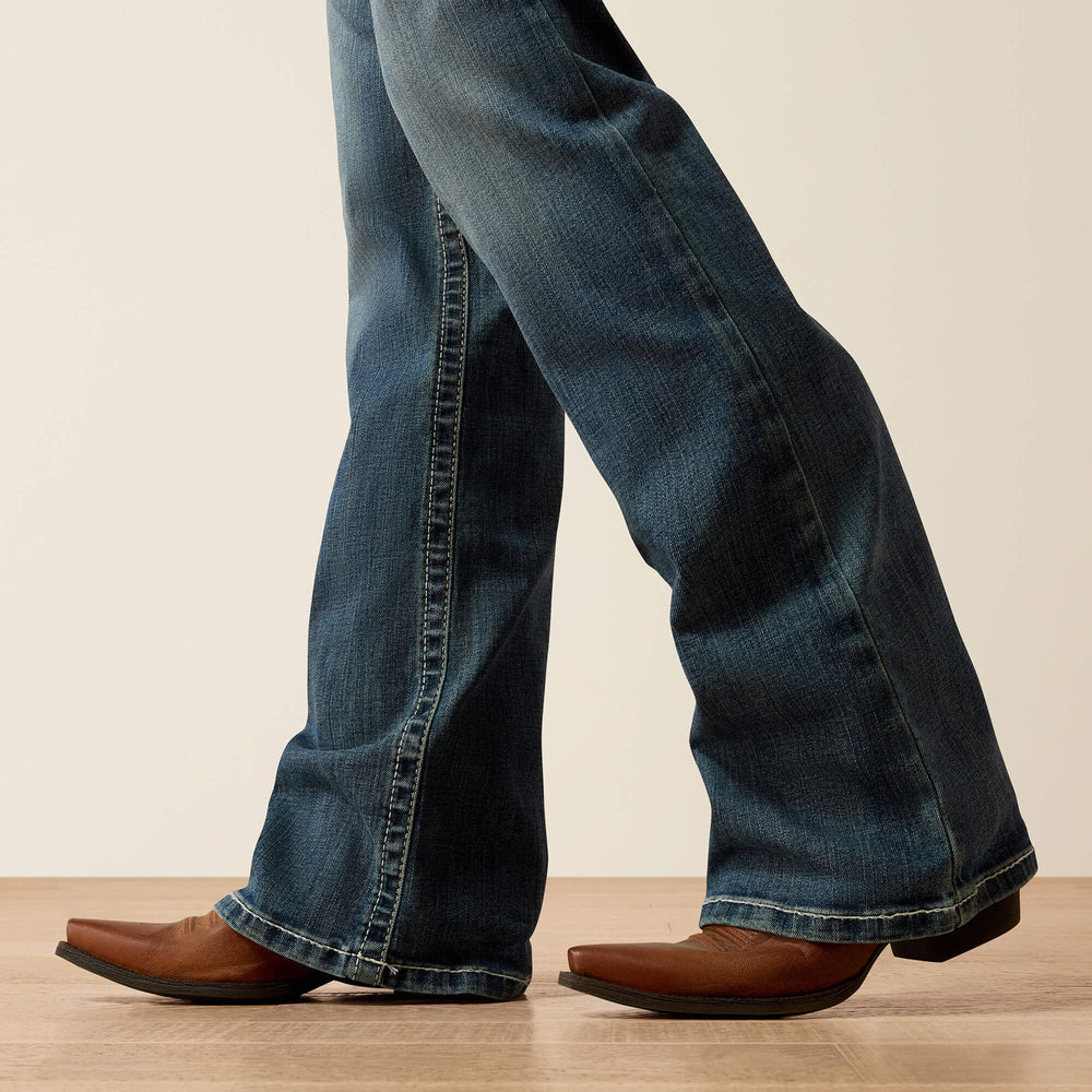 R.E.A.L. Mid Rise Stretch Whipstitch Boot Cut Jean-Ariat