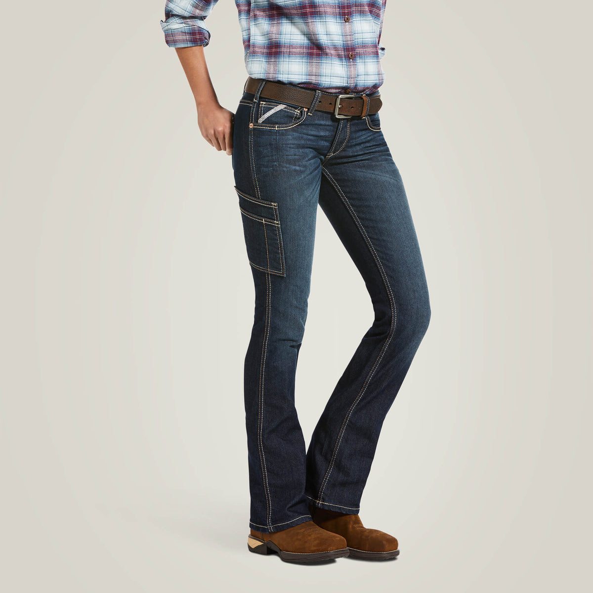 Rebar Mid Rise DuraStretch Riveter Boot Cut Jean-Ariat