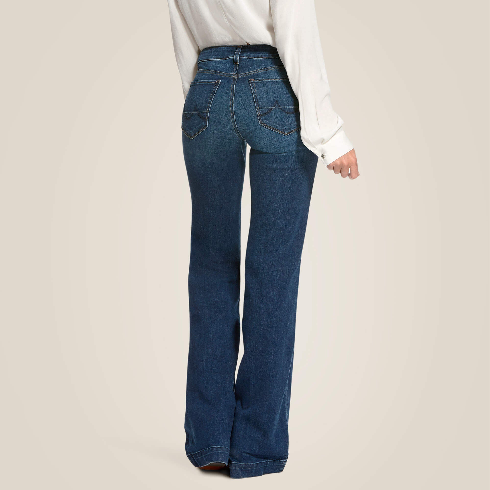 Trouser Mid Rise Stretch Kelsea Wide Leg Jean-Ariat