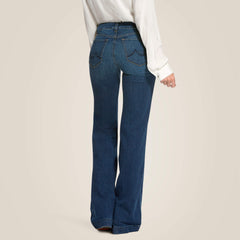 Trouser Mid Rise Stretch Kelsea Wide Leg Jean-Ariat