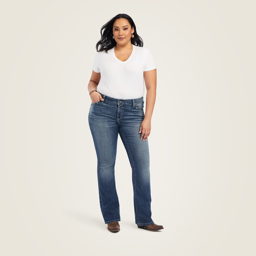 R.E.A.L. Mid Rise Raquel Boot Cut Jean-Ariat