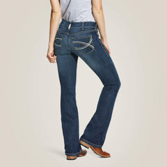 R.E.A.L. Mid Rise Arrow Fit Stretch Shayla Boot Cut Jean-Ariat