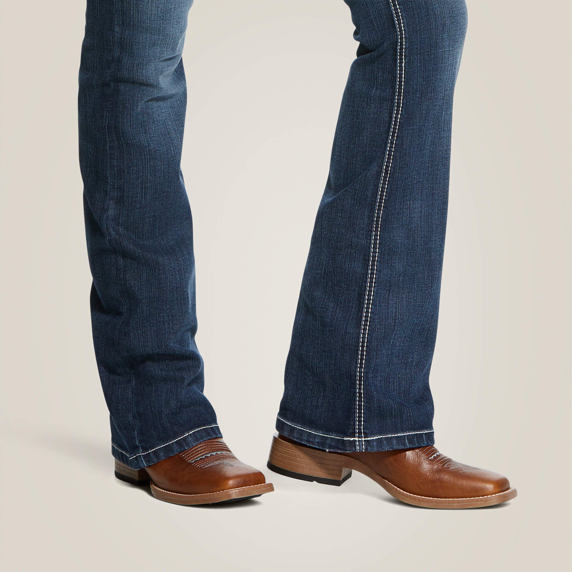 R.E.A.L. Mid Rise Arrow Fit Stretch Shayla Boot Cut Jean-Ariat