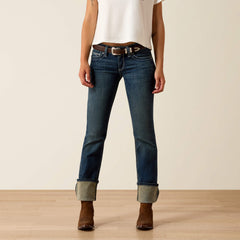 R.E.A.L. Mid Rise Stretch Icon Stackable Straight Leg Jean-Ariat