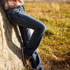 R.E.A.L. Mid Rise Stretch Ivy Stackable Straight Leg Jean-Ariat