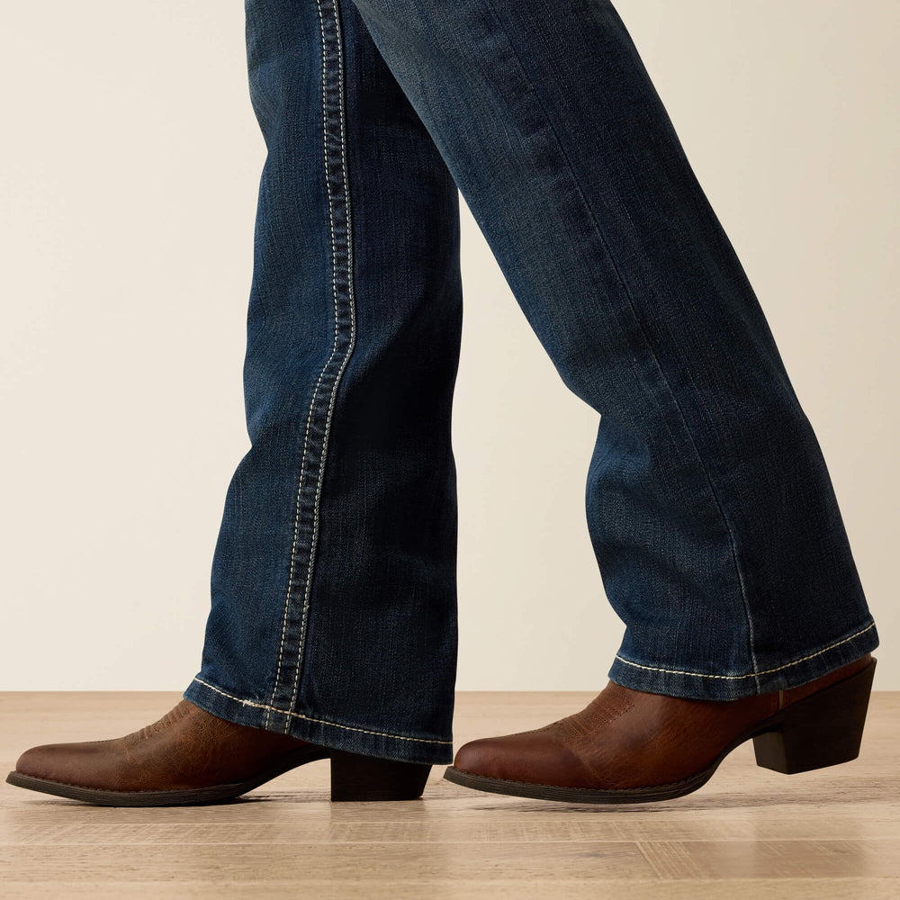 R.E.A.L. Mid Rise Stretch Ivy Stackable Straight Leg Jean-Ariat