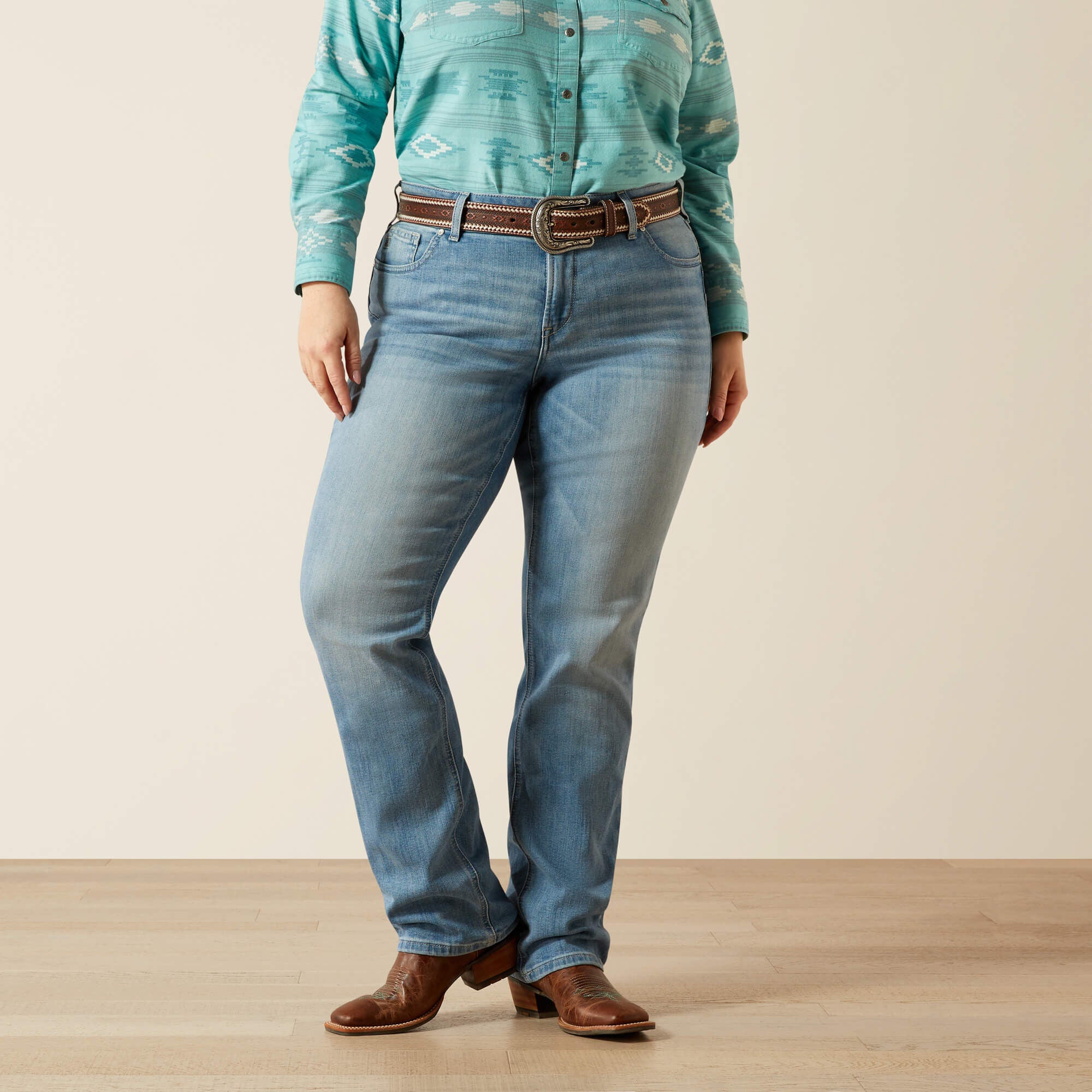 Mid Rise Alessia Straight Leg Jean-Ariat