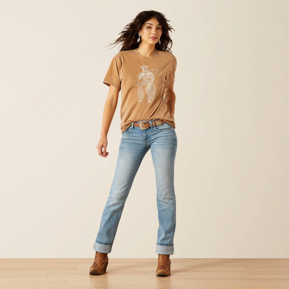 Mid Rise Alessia Straight Leg Jean-Ariat