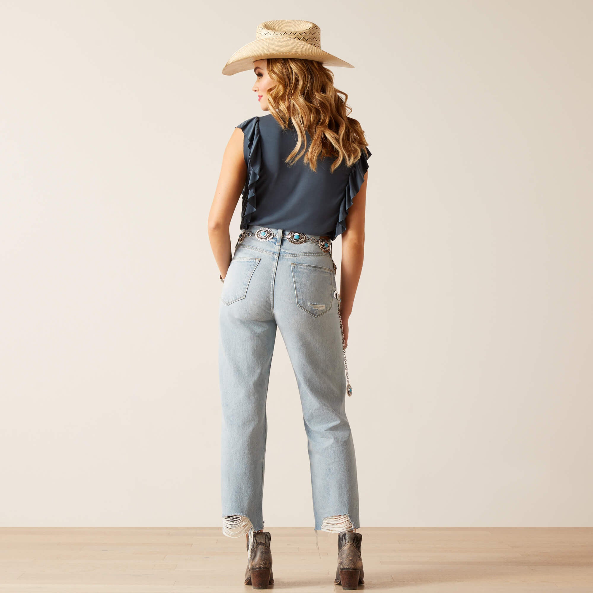 Ultra High Rise Tomboy Straight Jean-Ariat