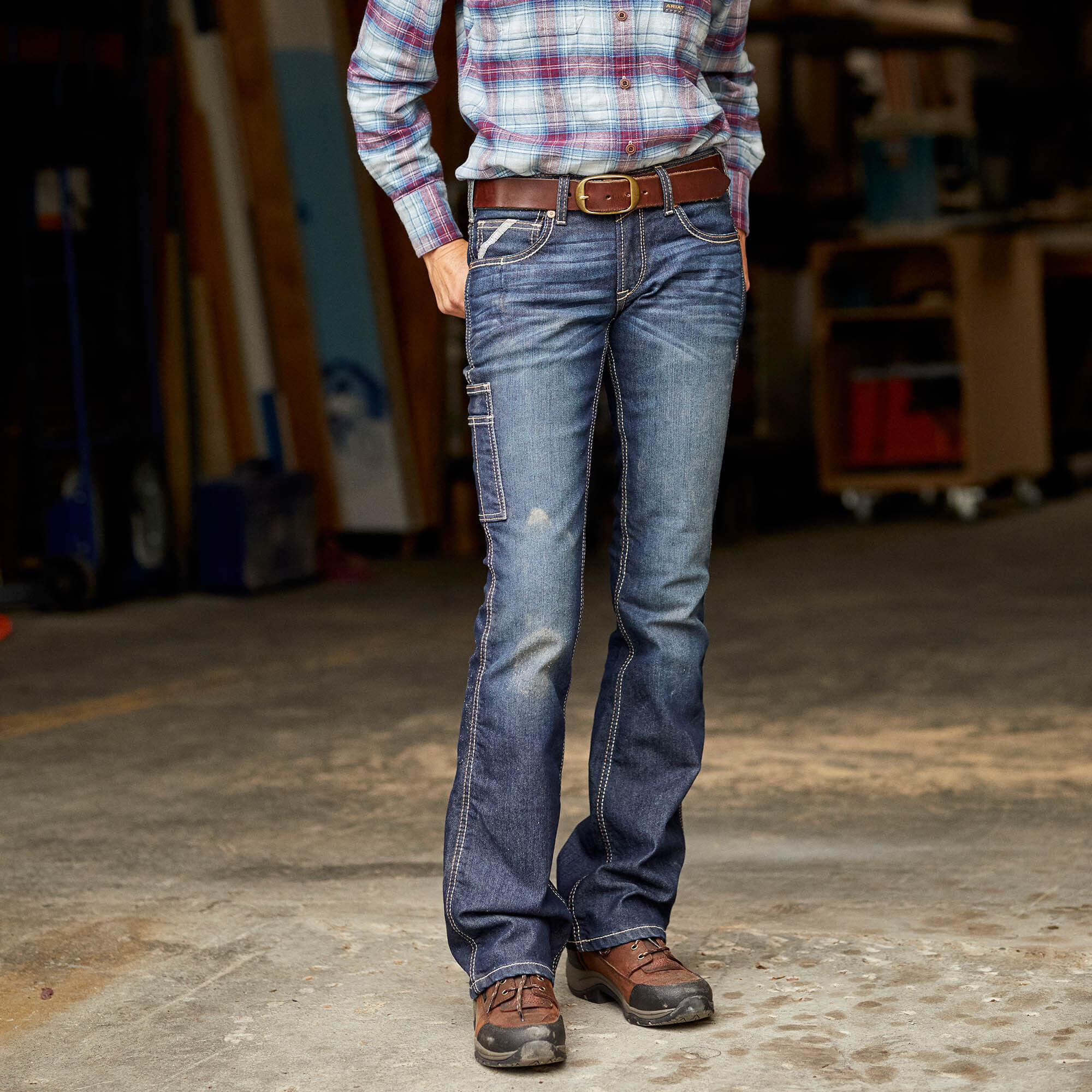 Rebar DuraStretch Riveter Straight Leg Jean-Ariat
