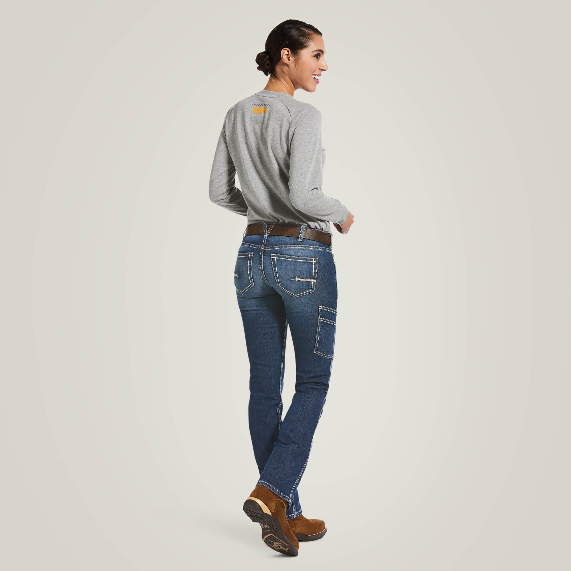 Rebar DuraStretch Riveter Straight Leg Jean-Ariat