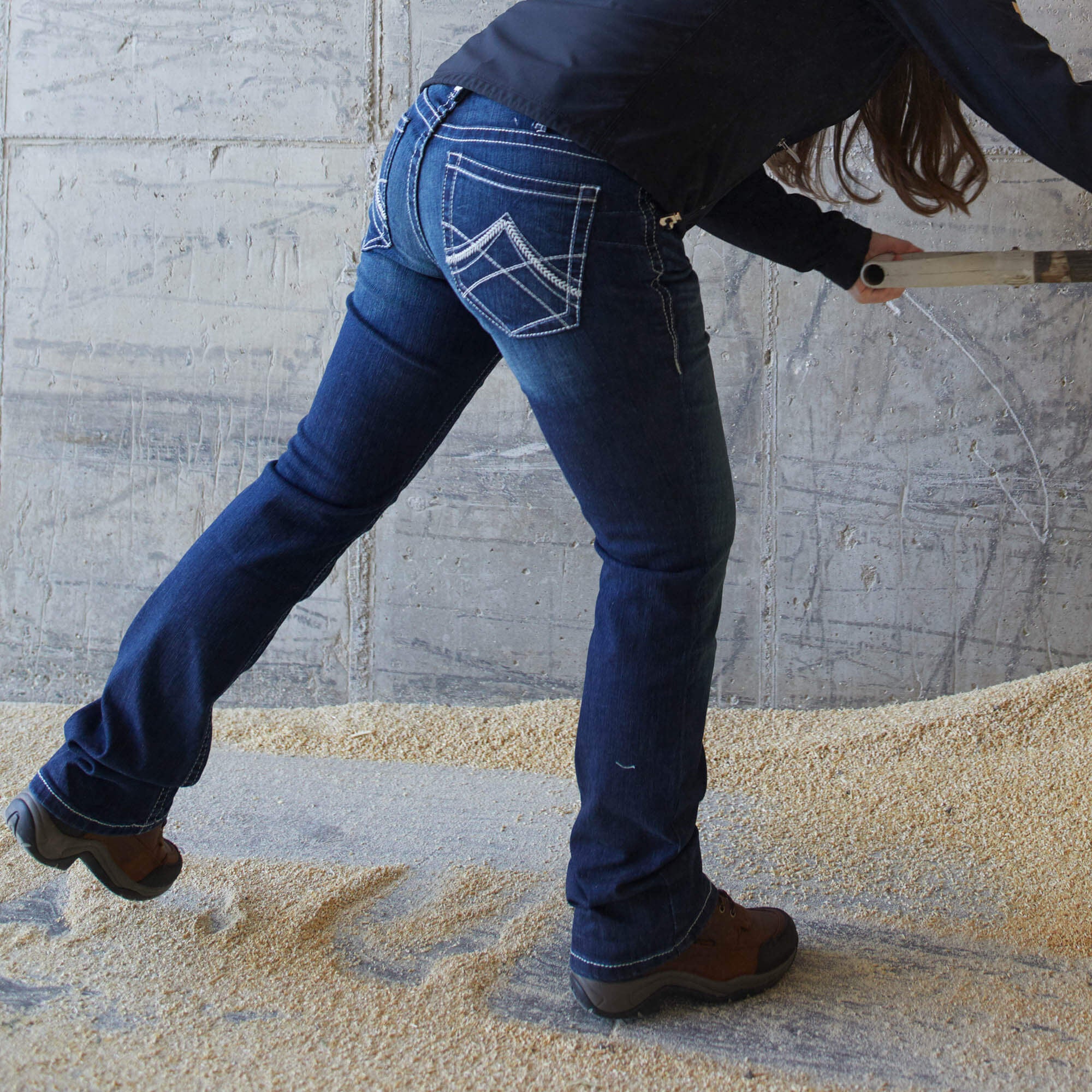 R.E.A.L. Mid Rise Stretch Whipstitch Boot Cut Jean-Ariat