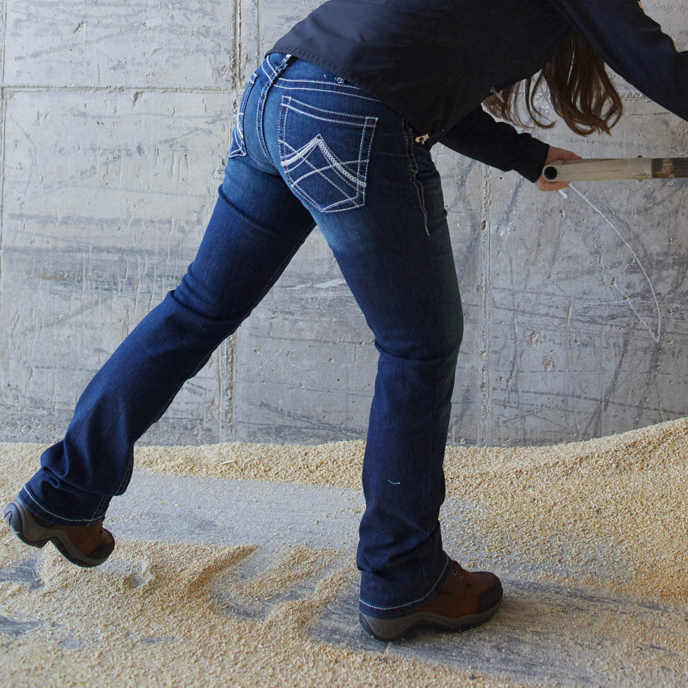 R.E.A.L. Mid Rise Stretch Whipstitch Boot Cut Jean-Ariat