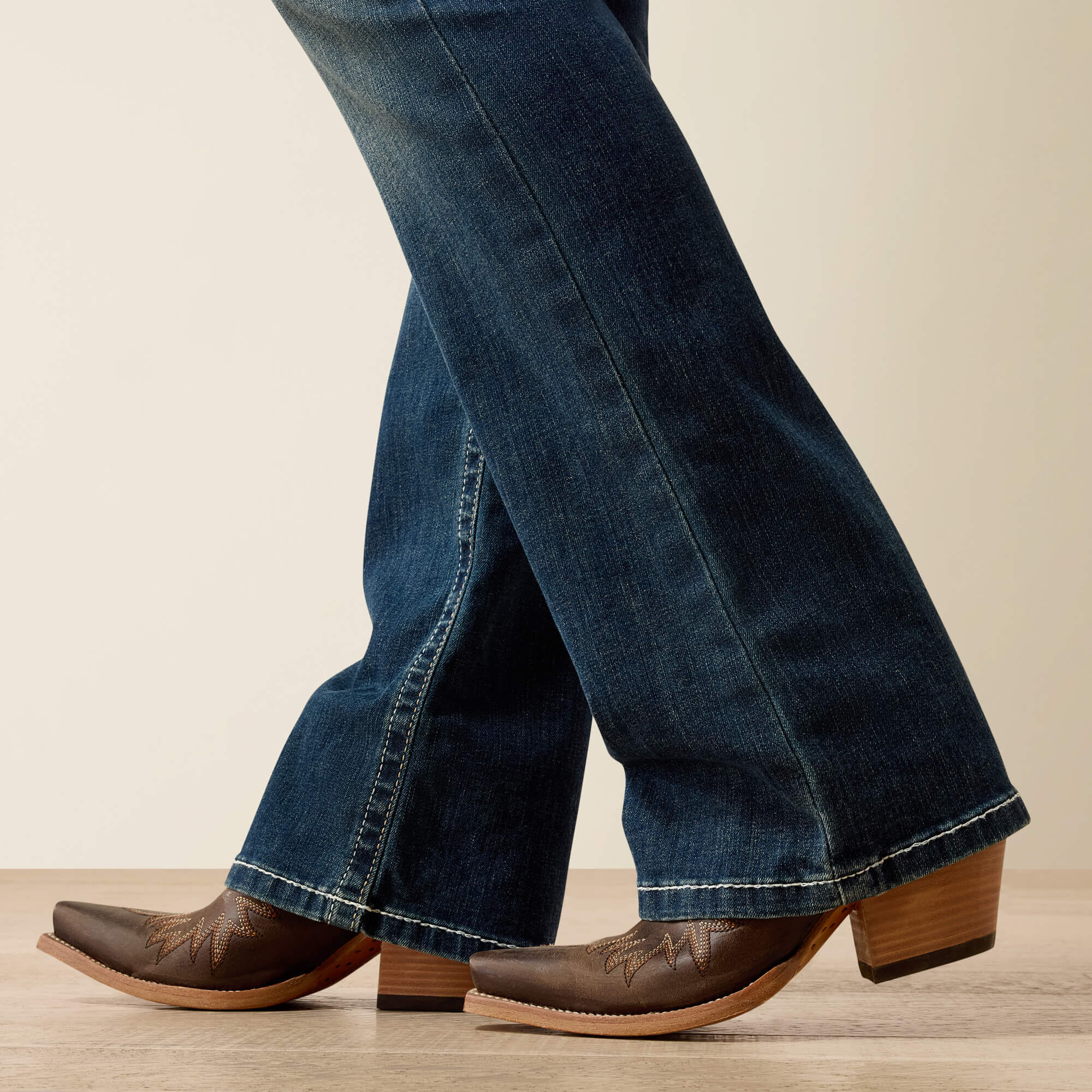 R.E.A.L. Mid Rise Stretch Whipstitch Boot Cut Jean-Ariat