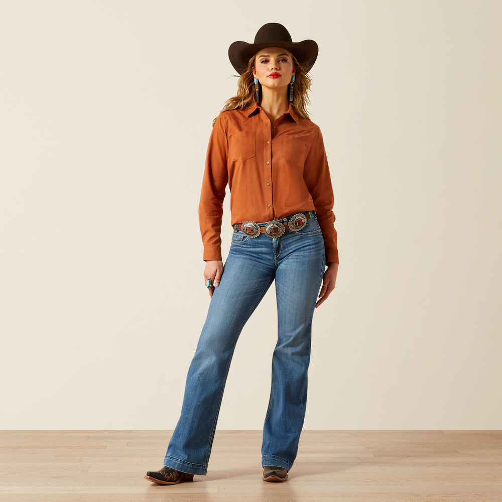 Perfect Rise Isabelle Wide Trouser Jeans-Ariat