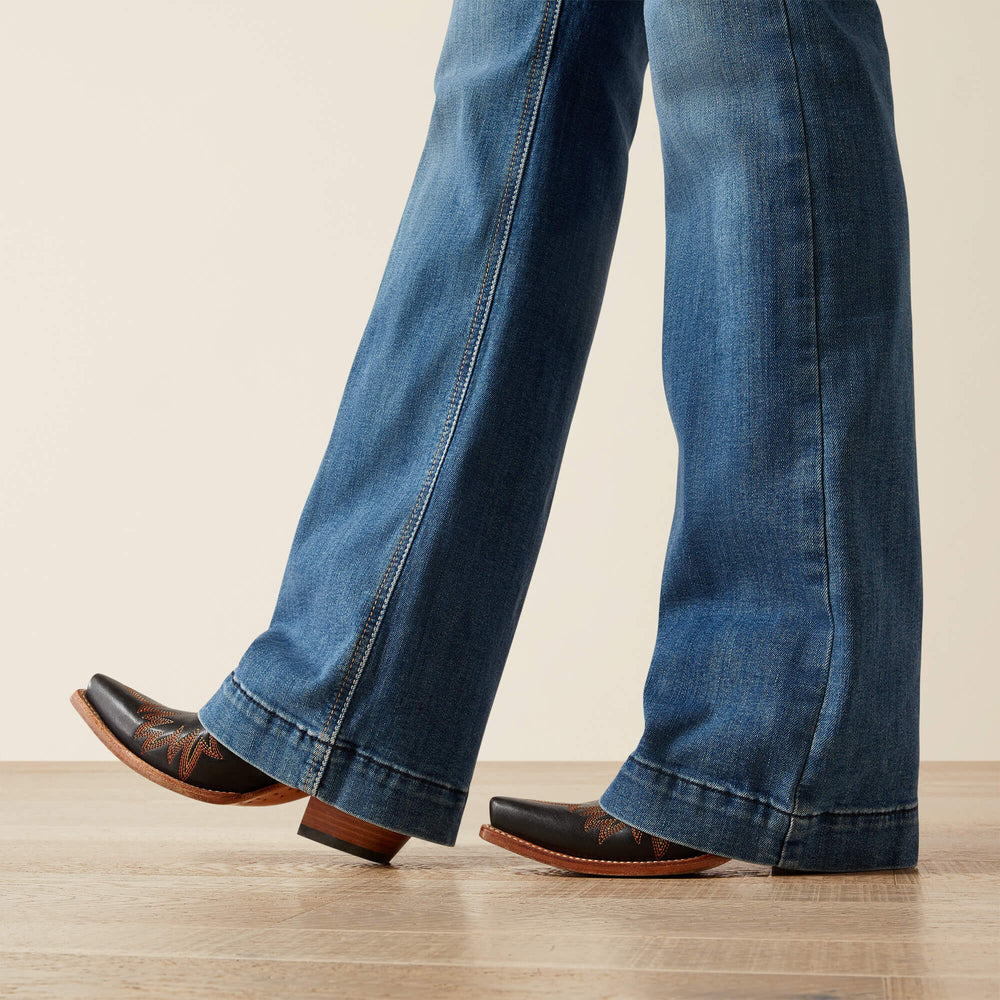 Perfect Rise Isabelle Wide Trouser Jeans-Ariat
