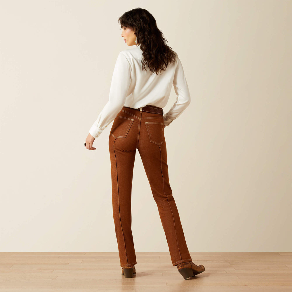 Ultra High Rise Relaxed Straight Leg Jean-Ariat