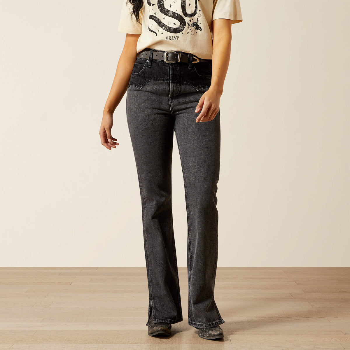 Ultra High Rise Cheyenne Yoke Tomboy Boot Cut Jean-Ariat
