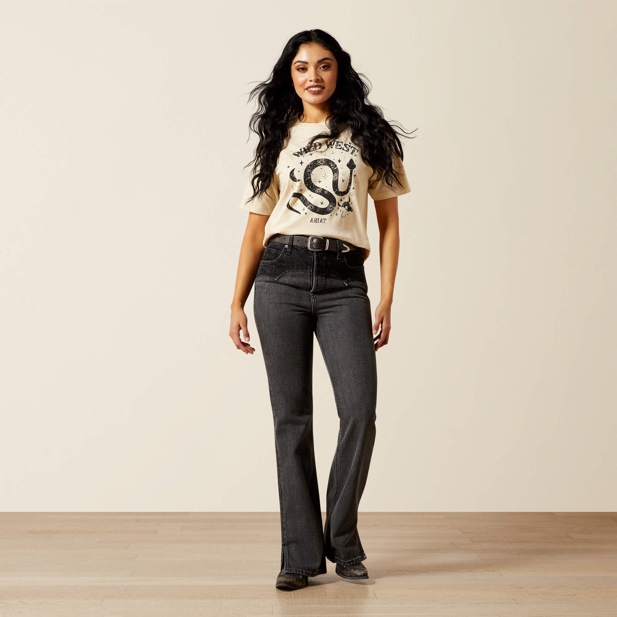 Ultra High Rise Cheyenne Yoke Tomboy Boot Cut Jean-Ariat