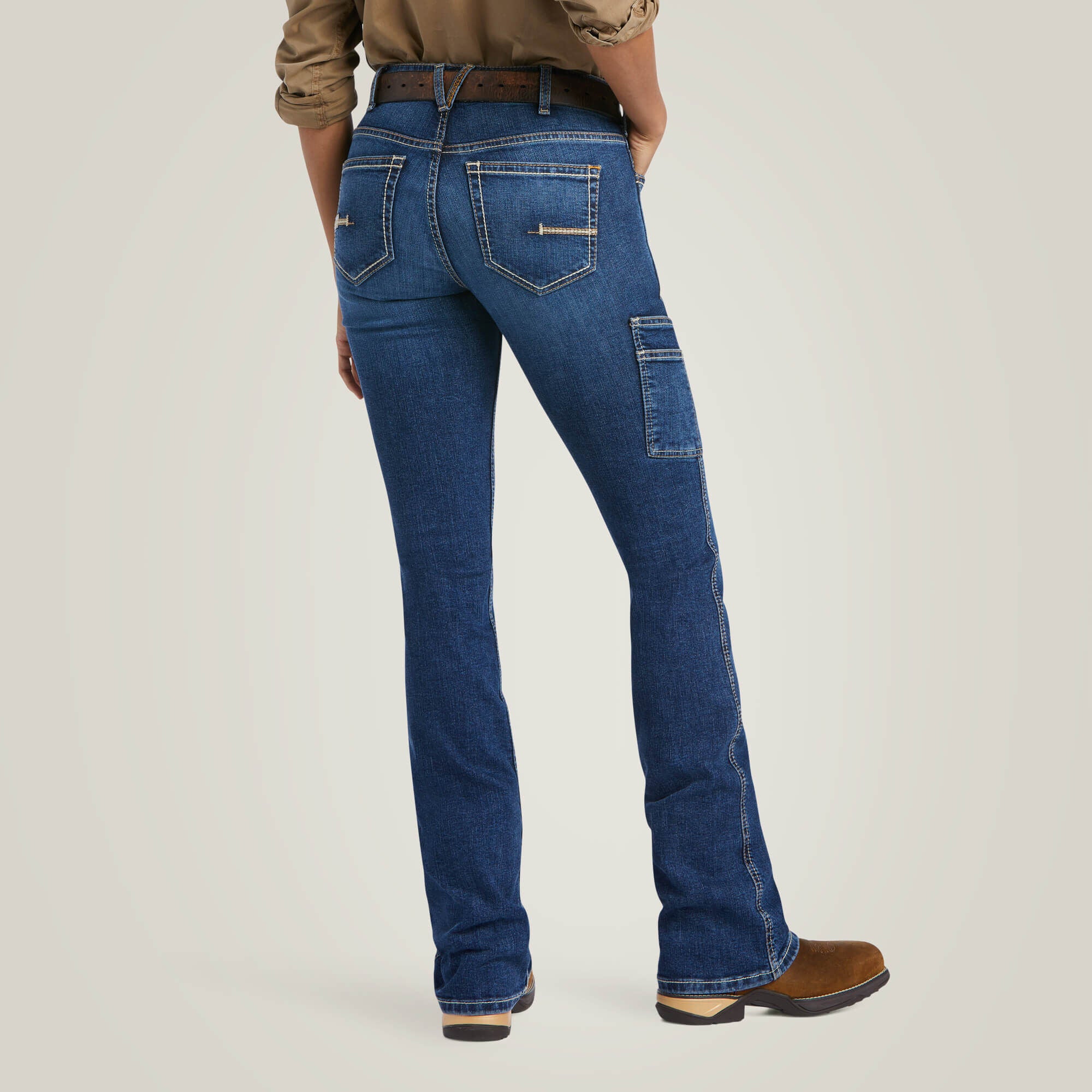 Rebar Work Flex Perfect Rise Riveter Boot Cut Jean-Ariat