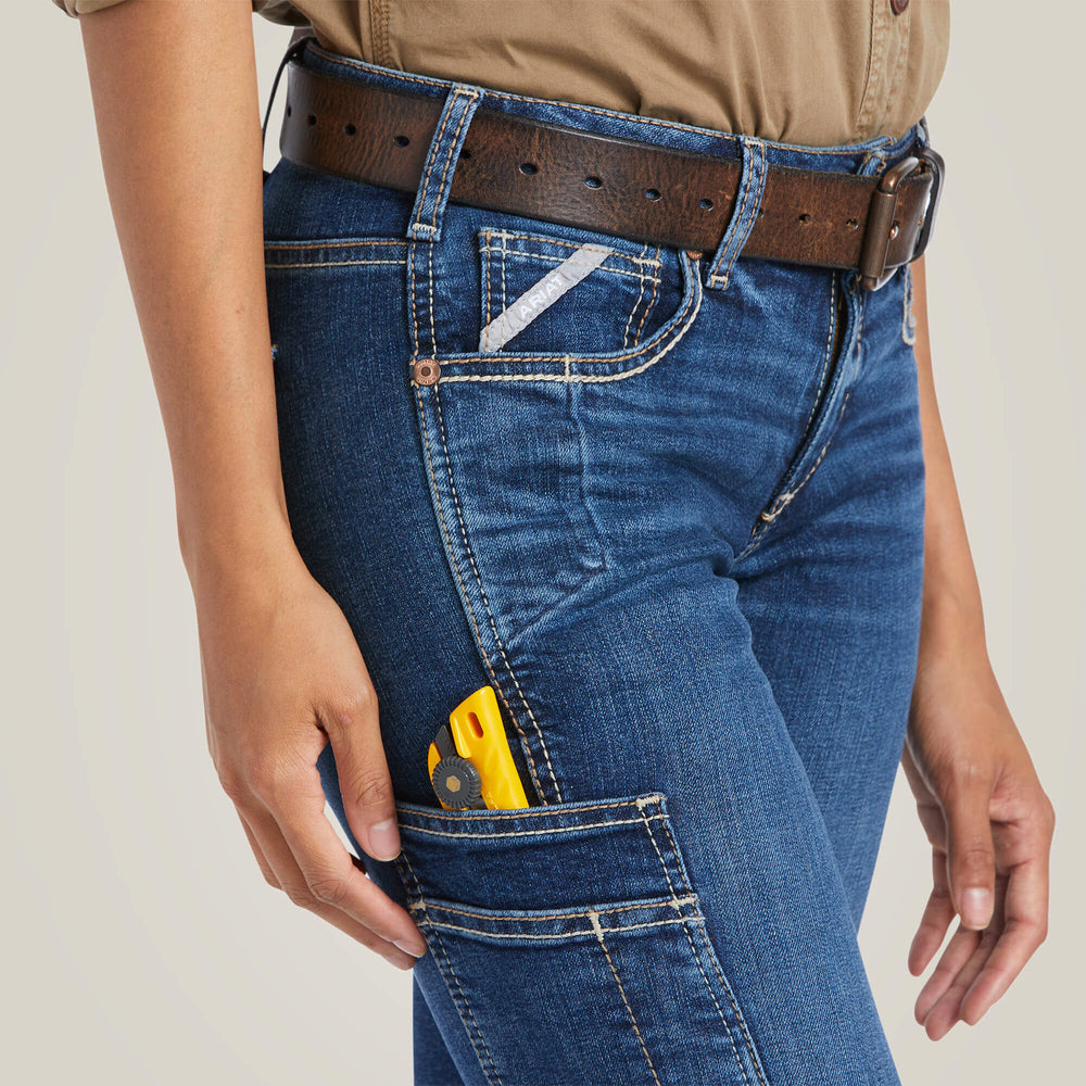 Rebar Work Flex Perfect Rise Riveter Boot Cut Jean-Ariat