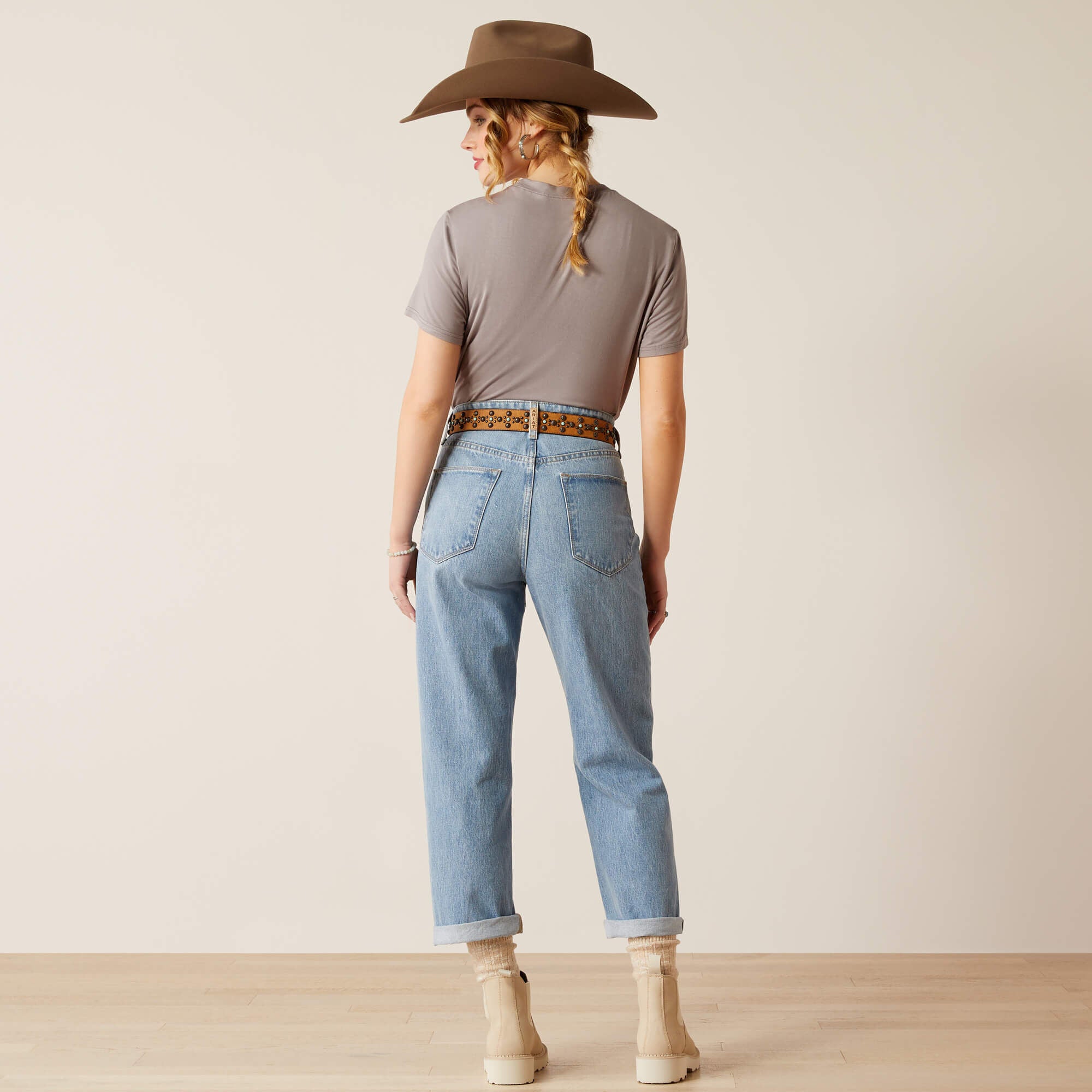 Ultra High Rise Tomboy Straight Leg Jeans-Ariat