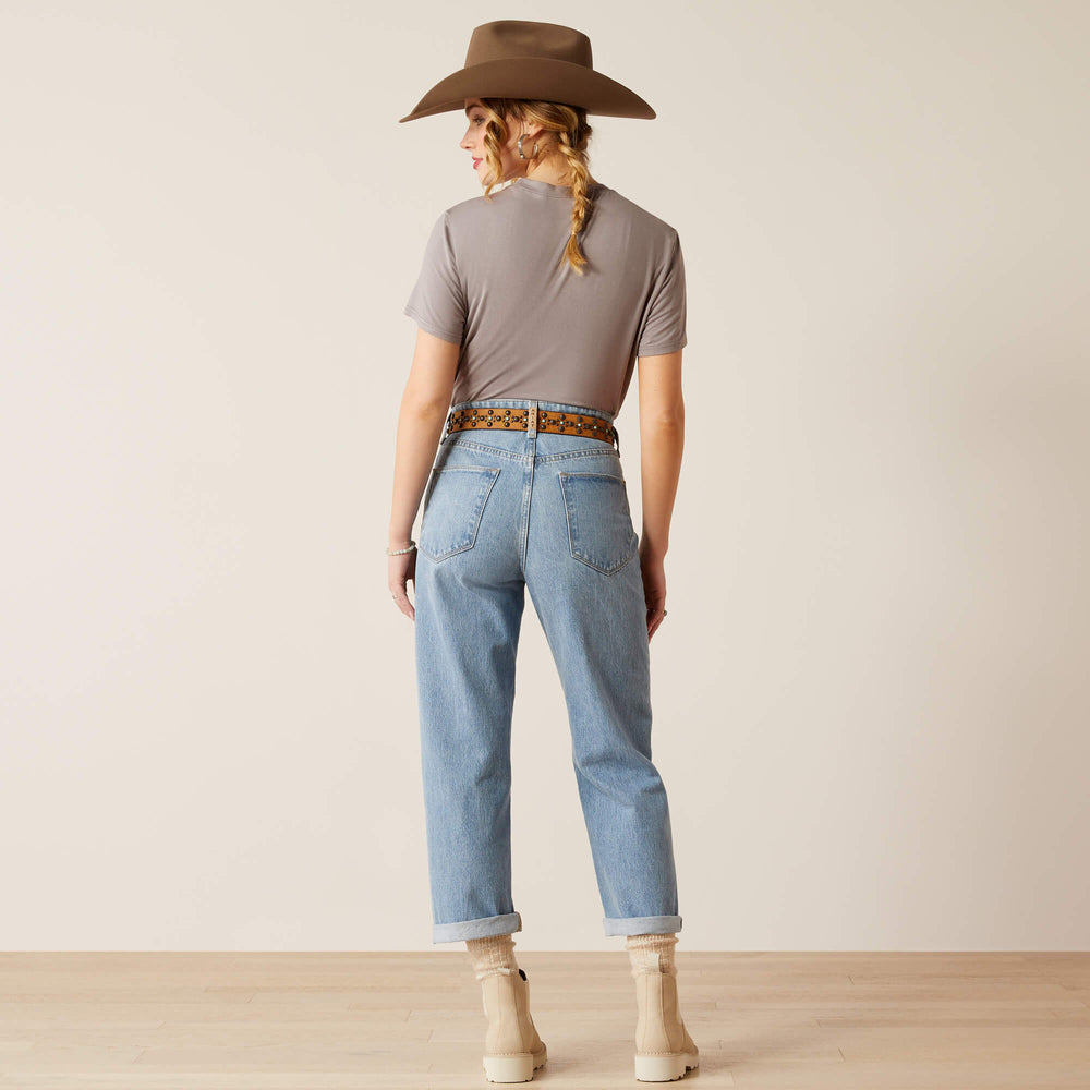 Ultra High Rise Tomboy Straight Leg Jeans-Ariat