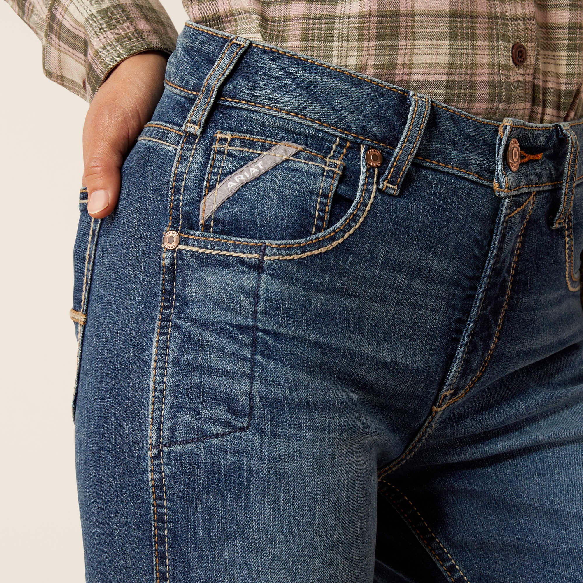 Rebar High Rise Riveter Straight Jean-Ariat