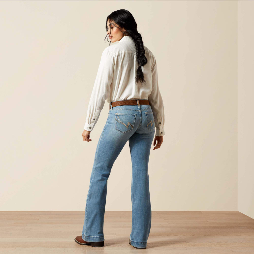 Mid Rise Giovana Leg Slim Trouser Jeans-Ariat