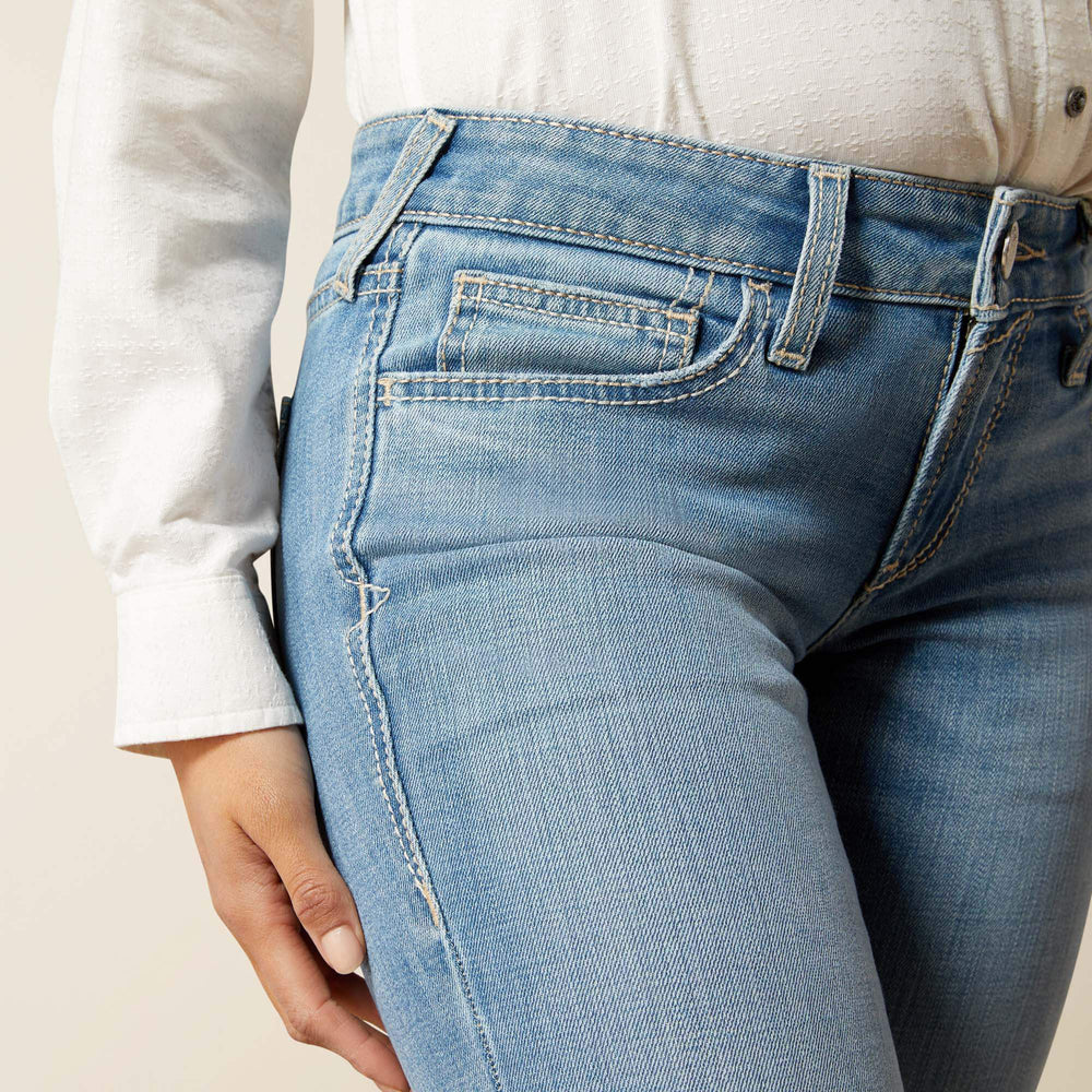 Mid Rise Giovana Leg Slim Trouser Jeans-Ariat
