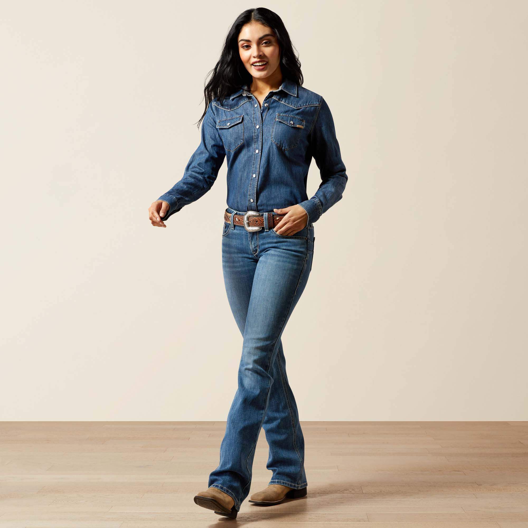 Mid Rise Aisha Boot Cut Jean-Ariat