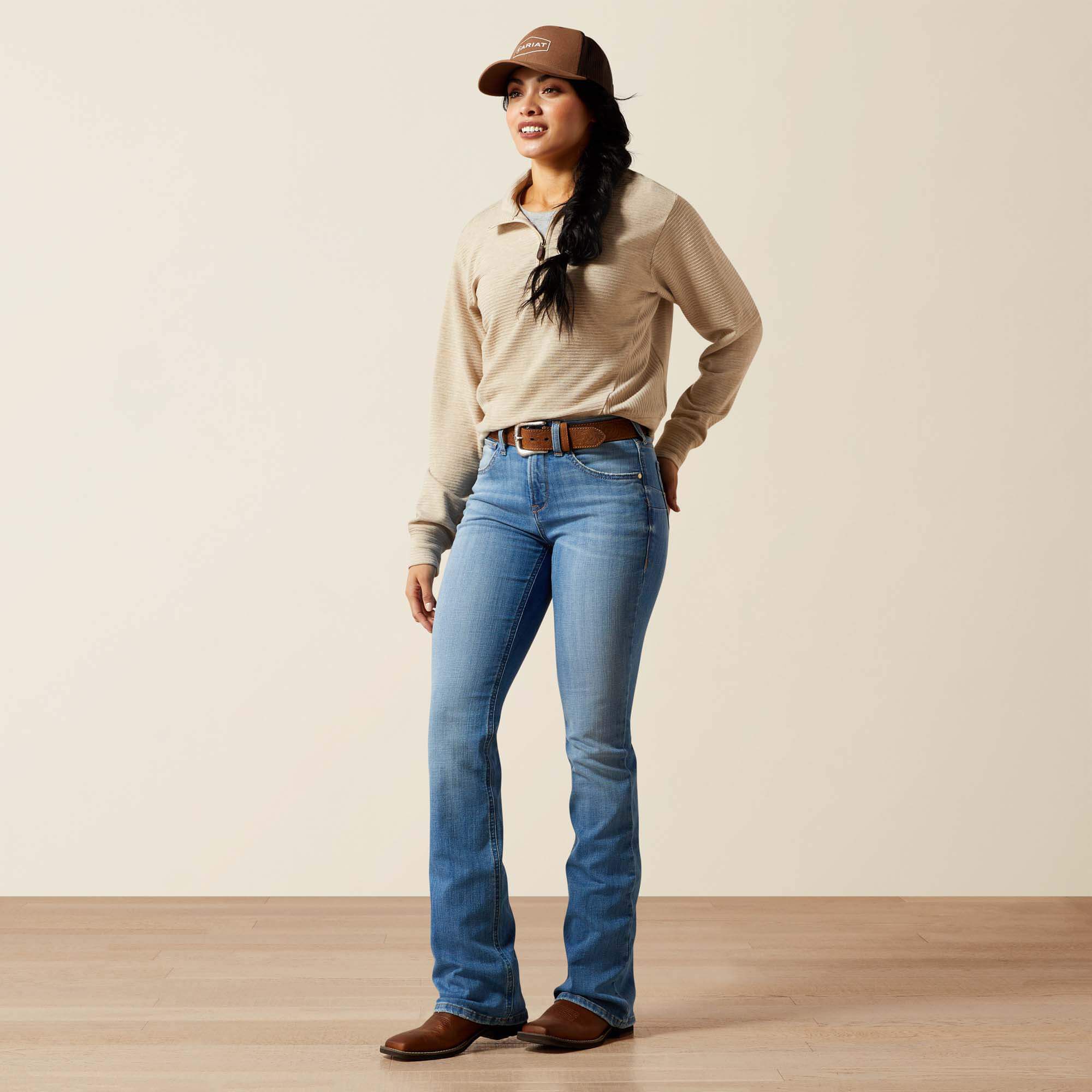 High Rise Camellia Boot Cut Jean-Ariat