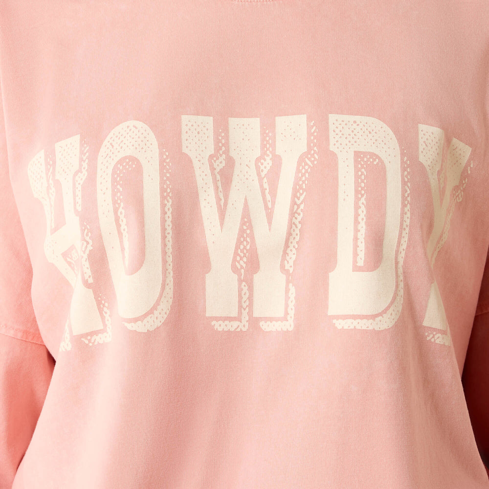 Canvas Oversized Long Sleeve T-Shirt-Ariat