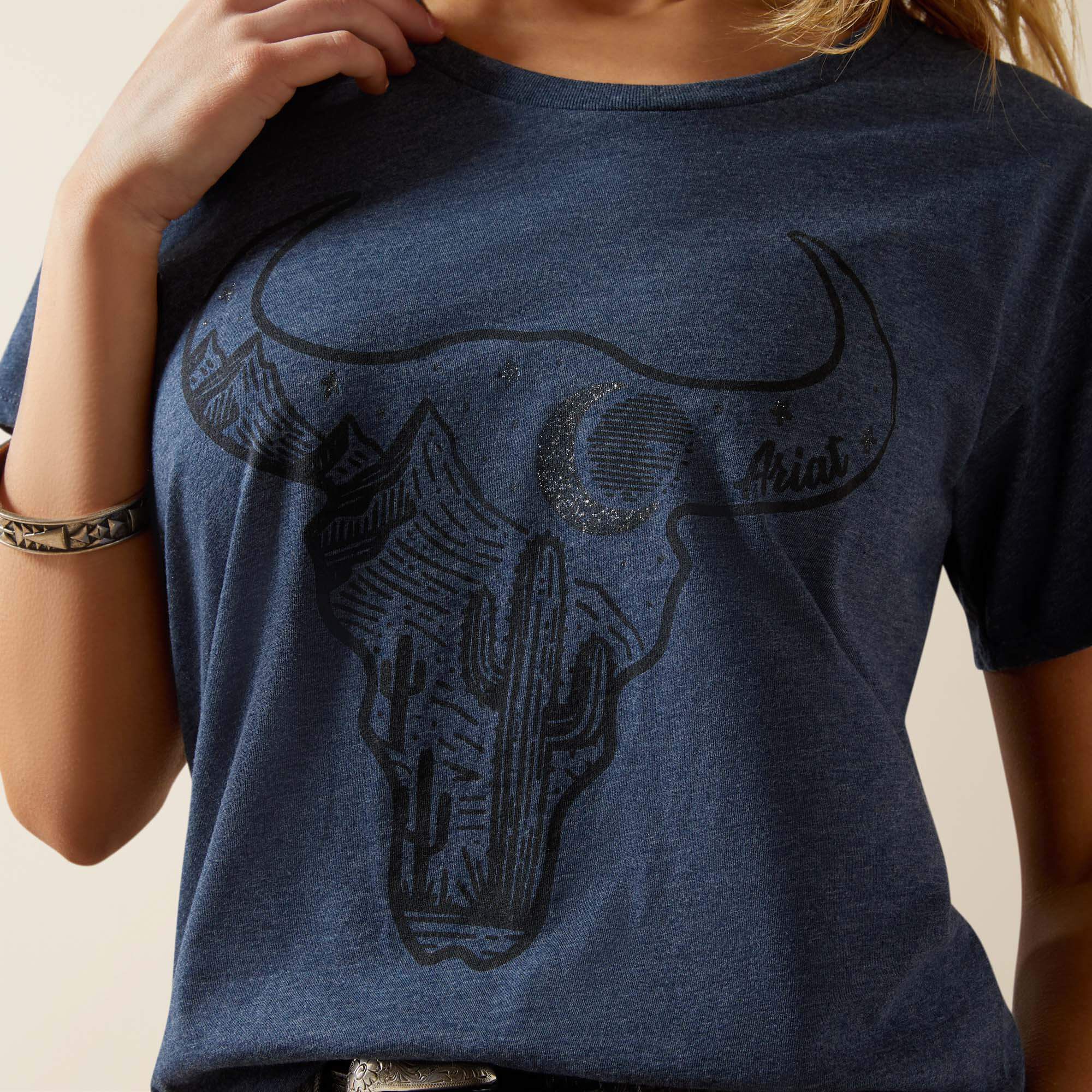 Ariat Bull Night Sky T-Shirt-Ariat
