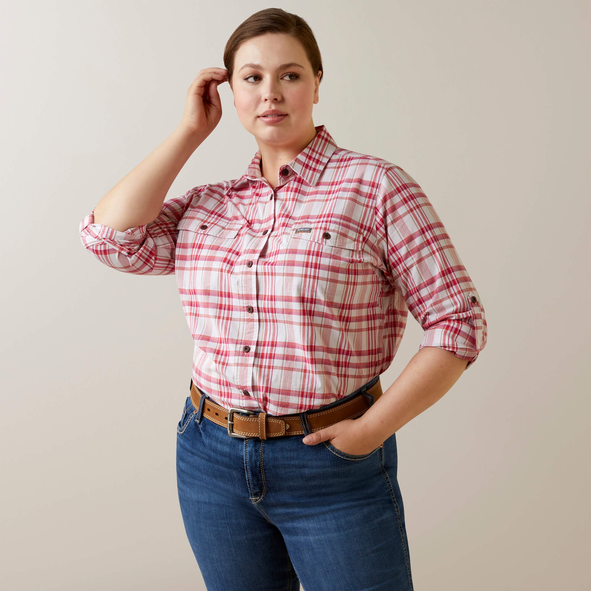 Rebar Made Tough DuraStretch Work Shirt-Ariat