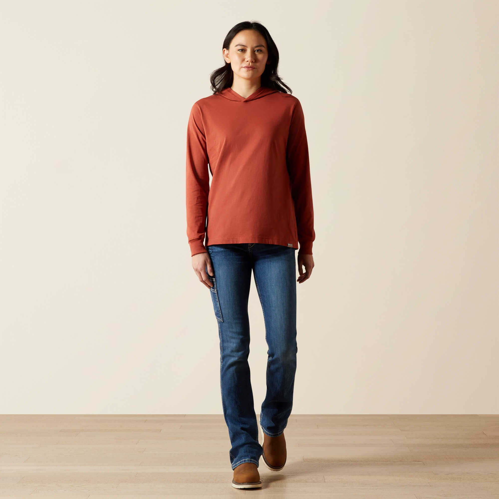 Rebar Cotton Strong Hooded T-Shirt-Ariat