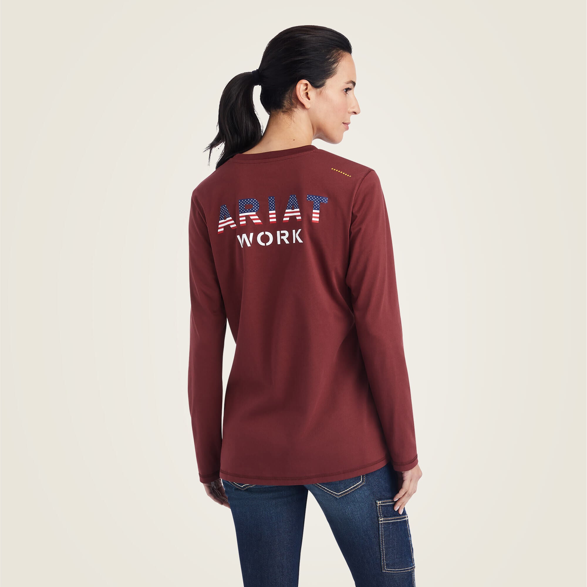 Rebar Workman USA Logo T-Shirt-Ariat
