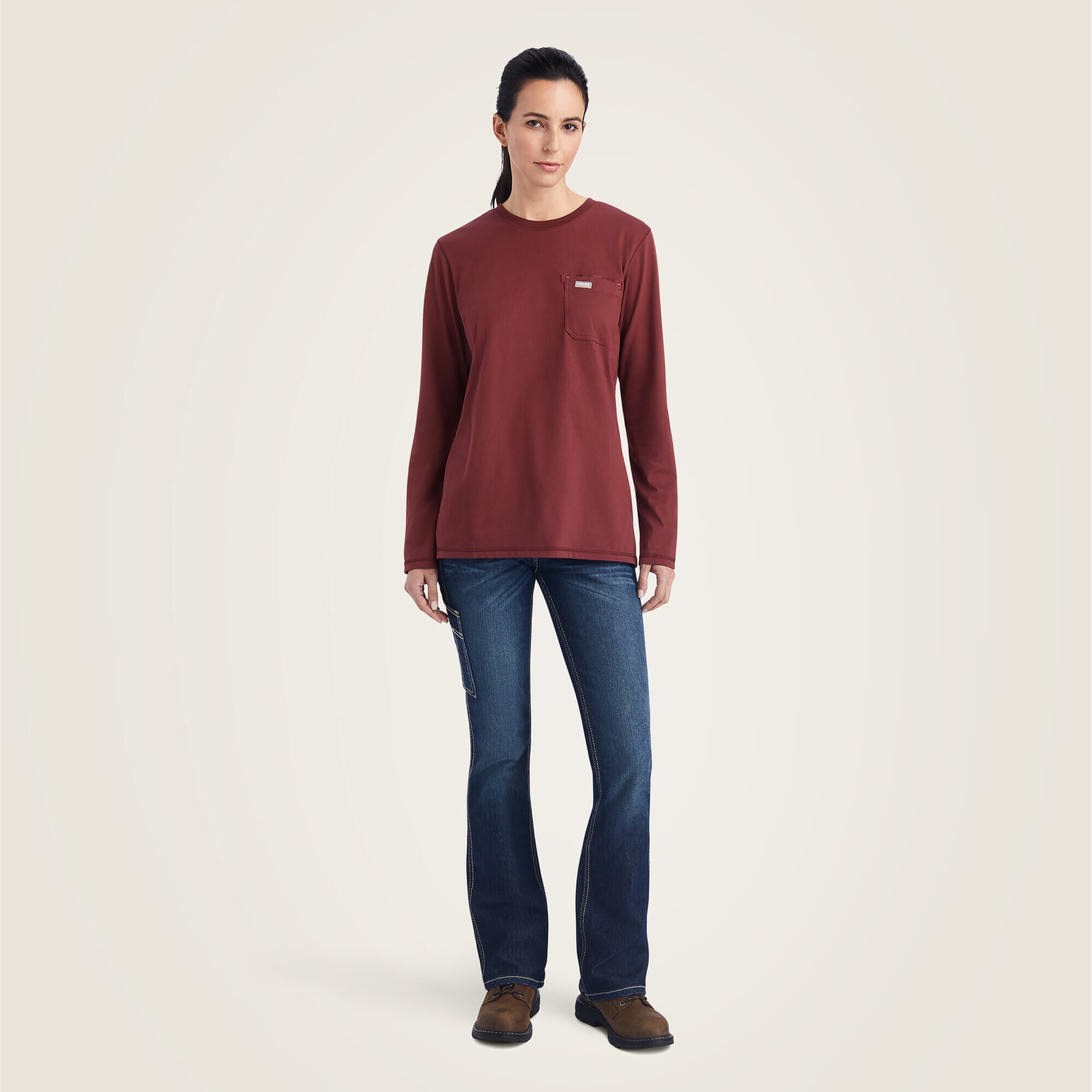Rebar Workman USA Logo T-Shirt-Ariat