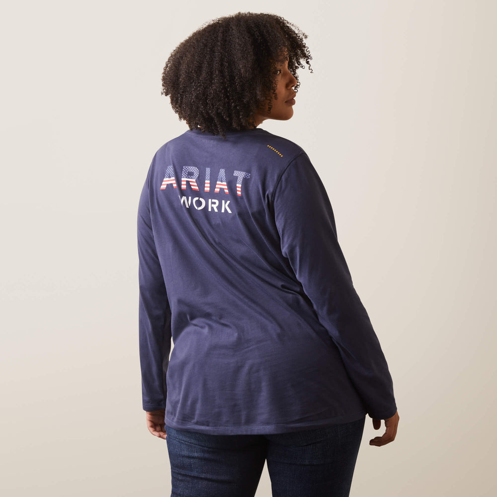 Rebar Workman USA Logo T-Shirt-Ariat