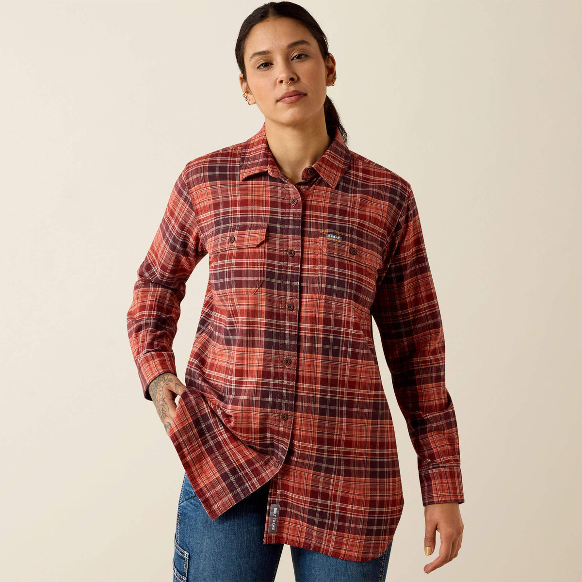 Rebar DuraStretch Flannel Tunic-Ariat