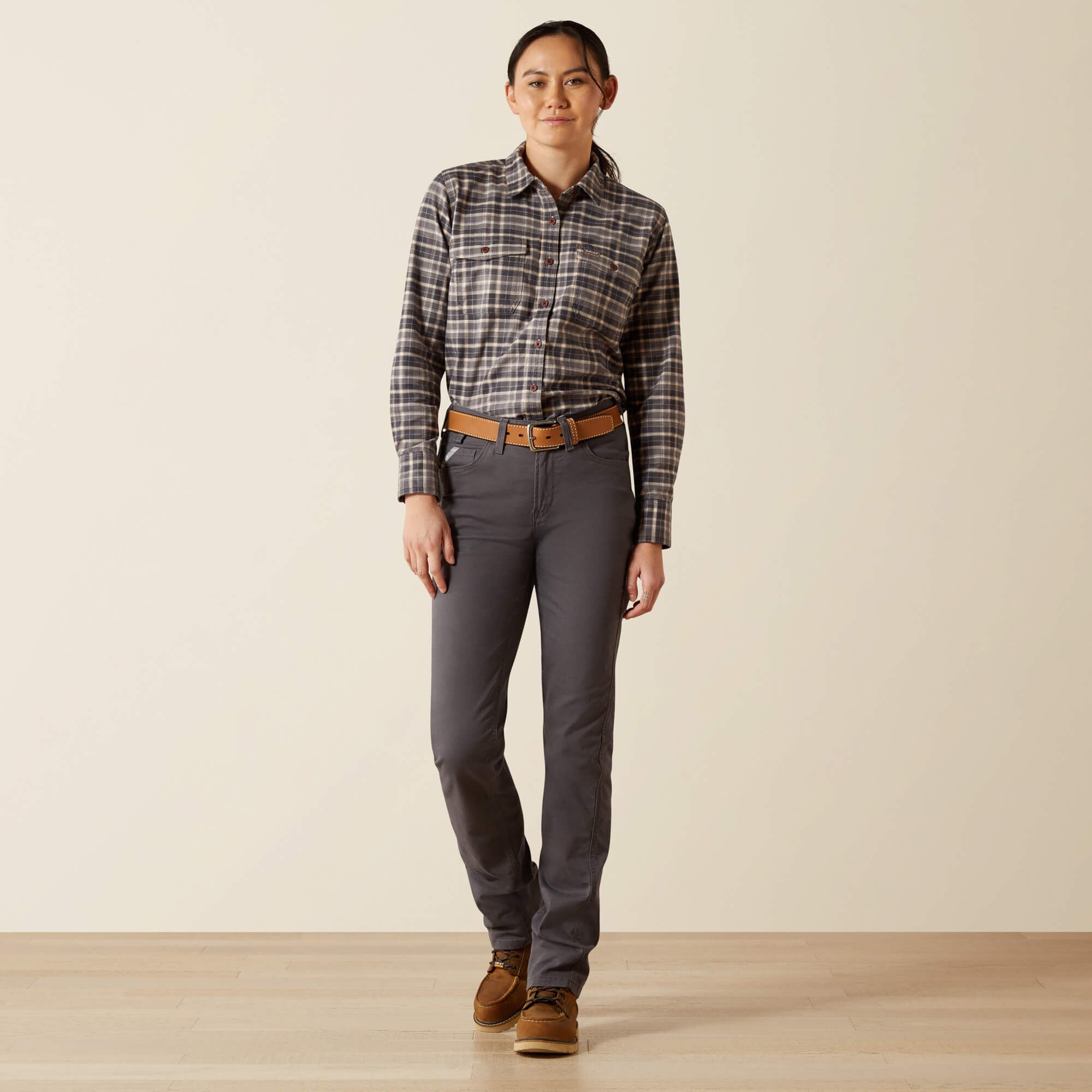 Rebar Flannel DuraStretch Work Shirt-Ariat