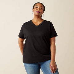 Rebar Cotton Strong Standard V-Neck T-Shirt-Ariat