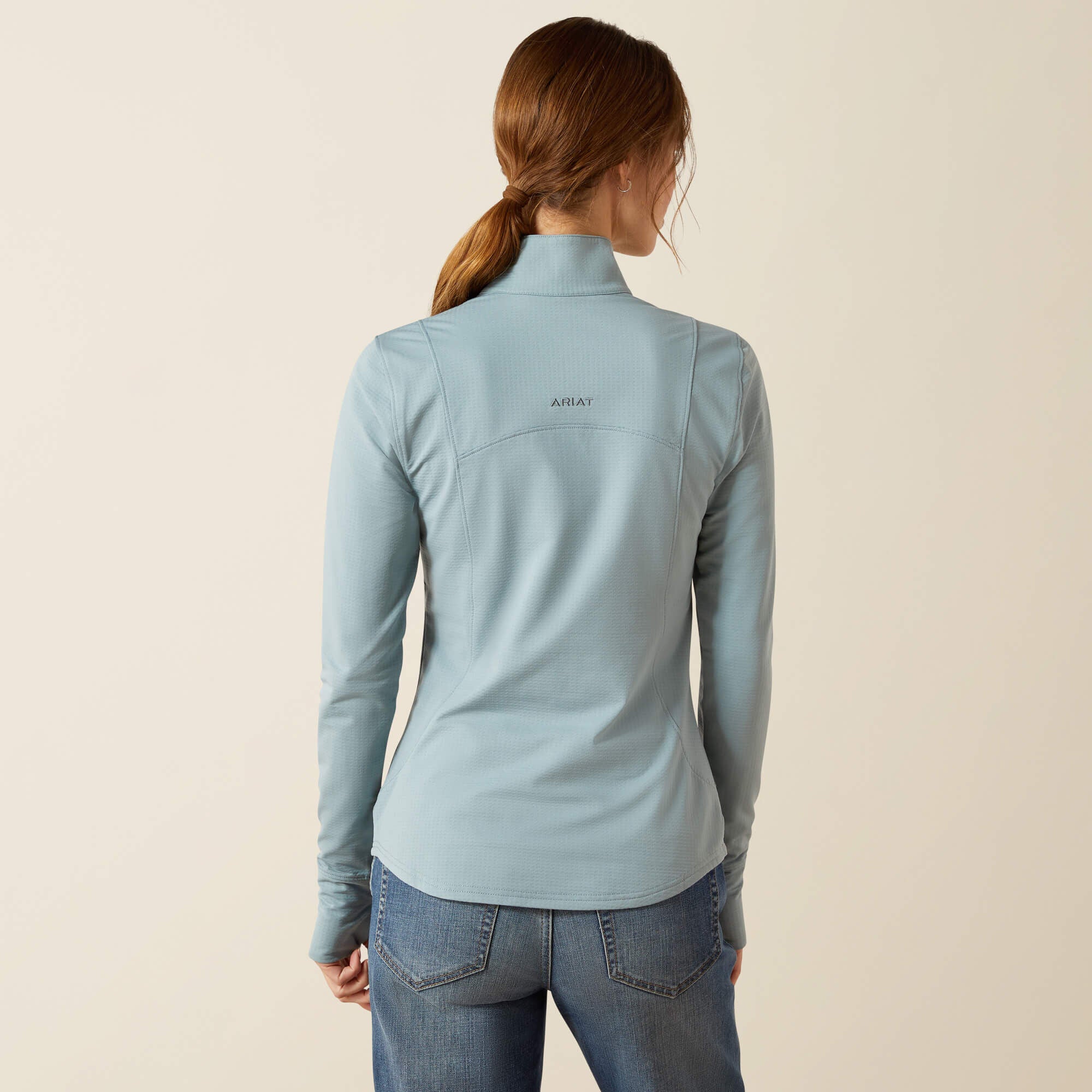 Gridwork 2.0 1/4 Zip Baselayer-Ariat